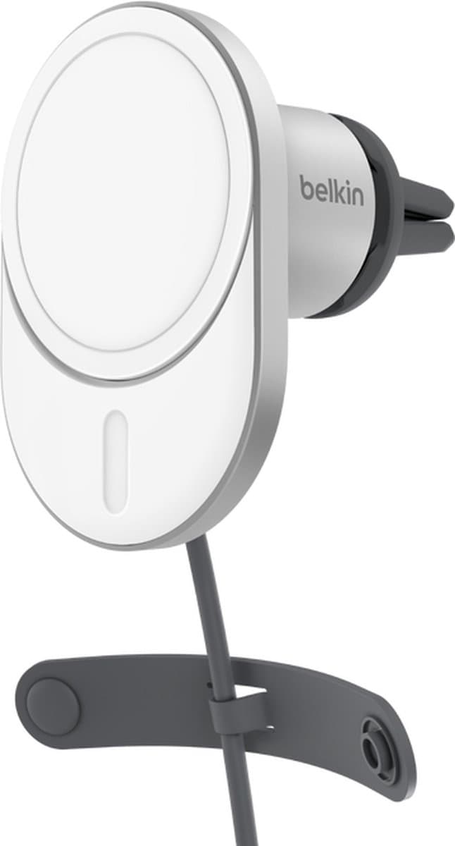 Belkin Telefoonhouder Auto Luchtrooster met MagSafe en Qi2 Opladen Zilver