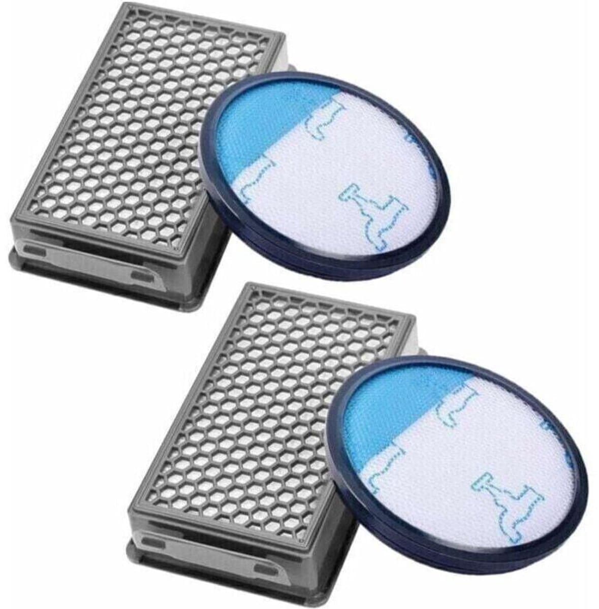Vier filters Geschikt voor de stofzuigers Rowenta ZR005901, Moulinex, Tefal Compact Power Cyclonic en Dolaso.