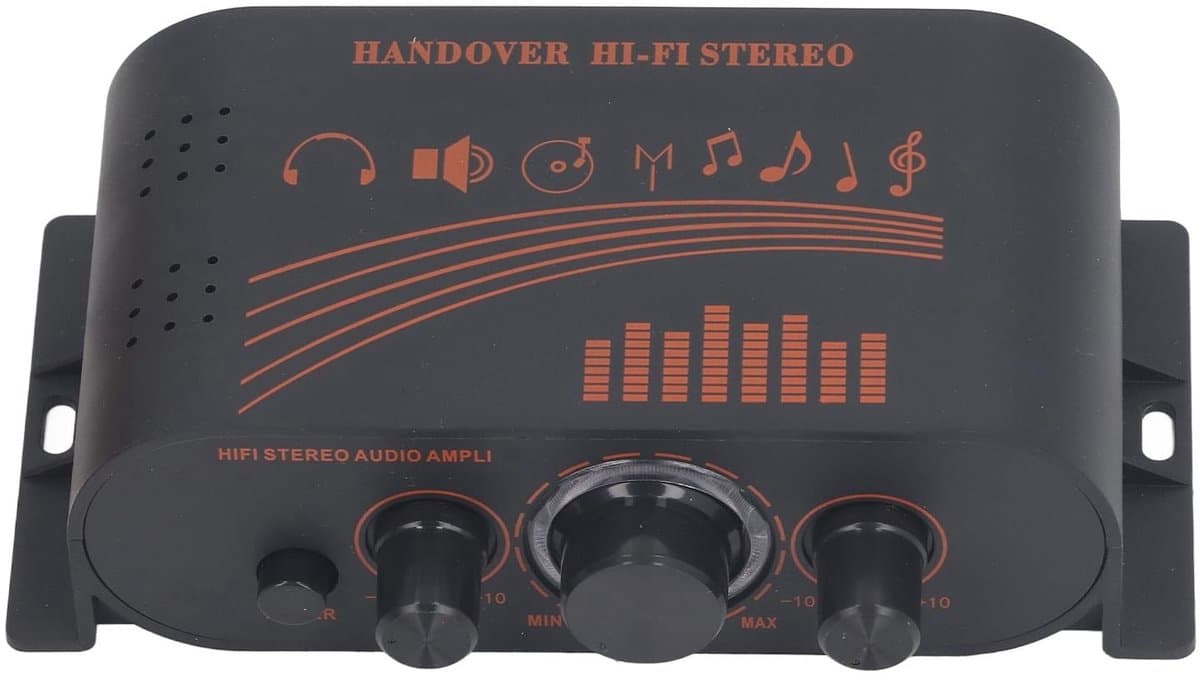 Allecto - HiFi 2-Kanaals Power Amplifier 40W - Voor Speakers en TV - Krachtige audio - Compact ontwerp - Ideaal voor thuisgebruik - Verbeterde gelu..
