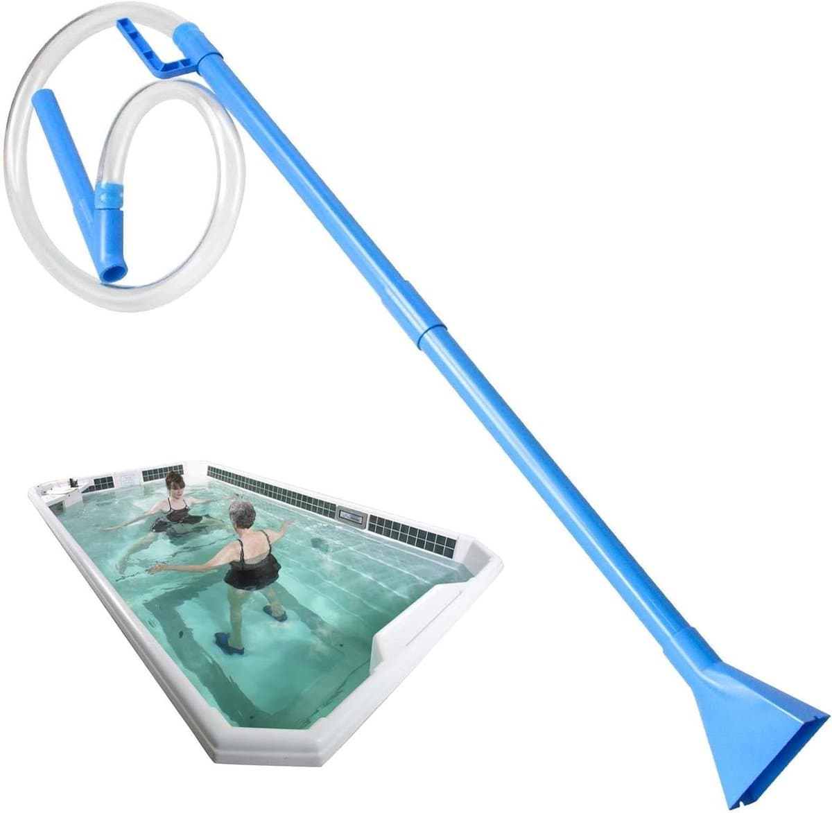 Spa Stofzuiger - Vijverreiniger - Waterpartijen Schoonmaken - Draadloos Handheld Ontwerp - 375 cm - Zwart