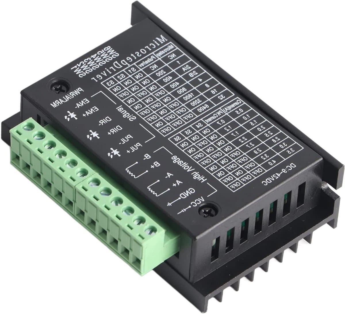 Stappermotor Driver - Motor Controller - Precisie Besturing - Veelzijdige Microsteps - 160W - Zwart