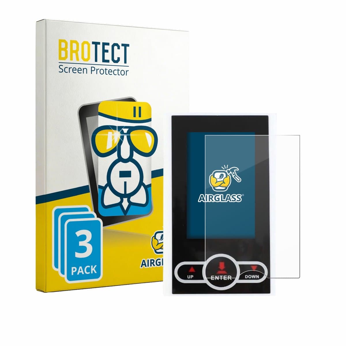 Screenprotector 3 Stuks voor QuivyLivy Speedometer Beschermglas transparant