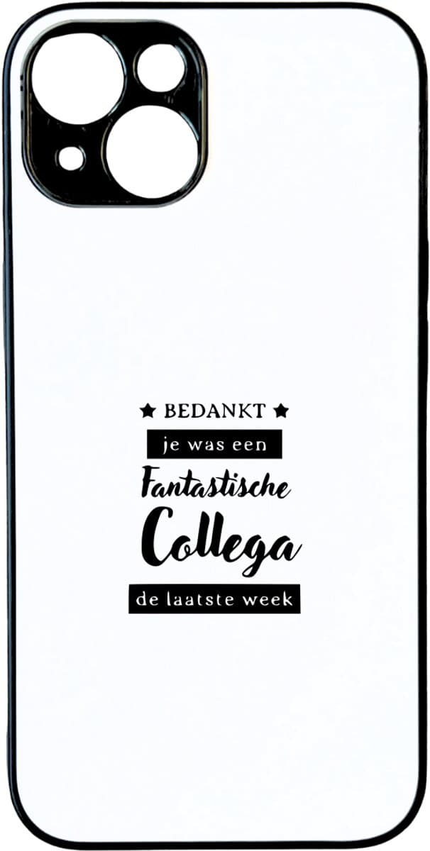 Hacebo® - Bedankt je was een fantastische collega telefoonhoesje - Collega - Medewerker vrienden - telefoonhoesjes - Cadeau - hoesje geschikt voor iPhone 14
