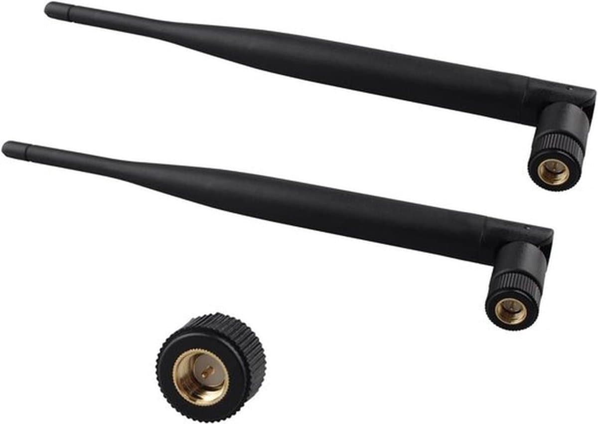 2 Stuks 915MHz NB-IOT Antenne 5dBi SMA Mannelijke connector Omnidirectionele Antenne voor Draadloze Communicatie Videobewaking Router Beveiligingssysteem Smart Home Afstandsbediening