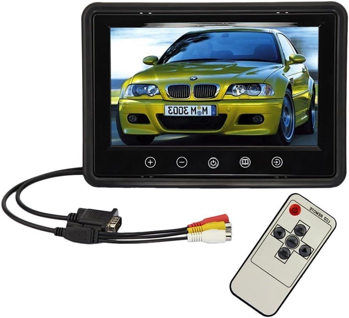Auto Achteruitrij Monitor - Parkeerhulp Scherm - Veilig Parkeren - HD Digitale TFT LCD - 9 inch - Zwart