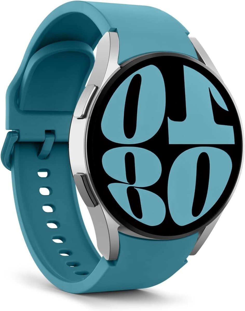 Zachte siliconen armband voor Samsung Galaxy Watch 7, 6, 5 en 4 - 40 mm, 44 mm, waterafstotend en lichtgewicht ontwerp