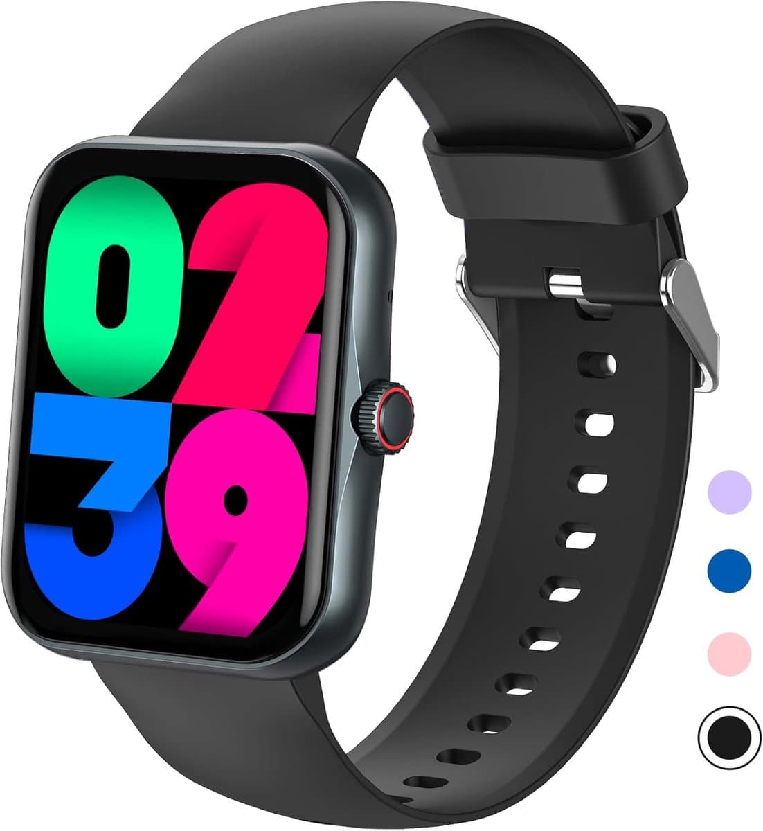 Waterdicht Smartwatch met 1.83" Touchscreen: Fitness Tracker, 37 Sportmodi & Oproepfunctie voor iOS/Android