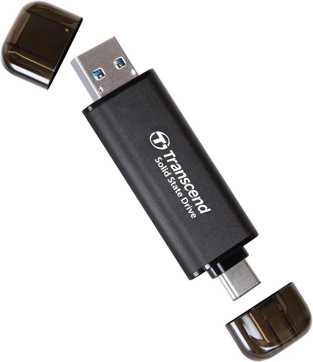 Externe SSD 256GB USB-C Supersnel Geheugen voor Laptop en PC