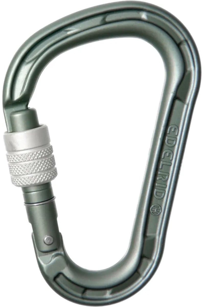 Edelrid Hms Magnum Screw Karabijnhaak Grijs