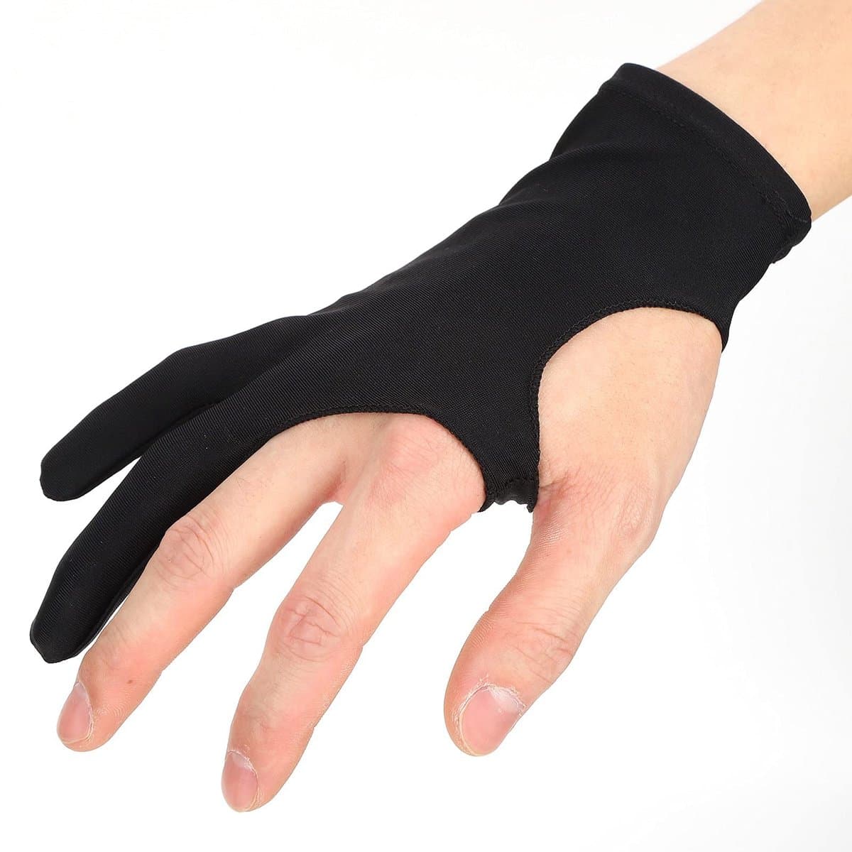 Jhubersproducts - Vingerverfhandschoenen - Vlekbestendige Handschoenen - Zwart - Grafische Schilderhandschoenen - Perfect voor Tekentablet - Voor Volw