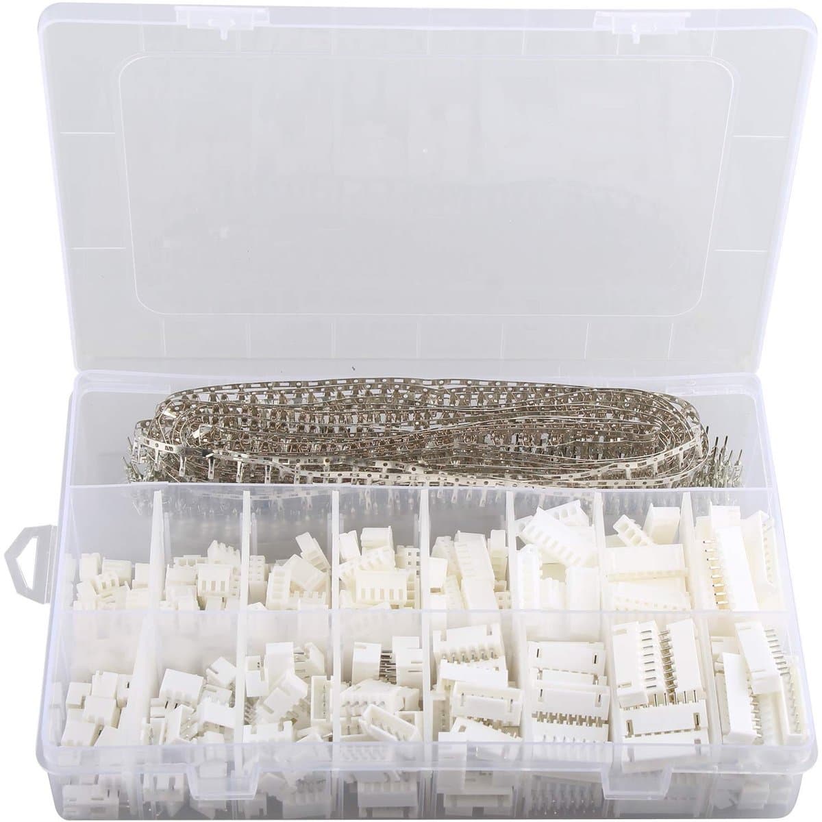 aladdien - JST-XHP Dupont Connector Kit - 1220-delige Connector Set - Inclusief Male en Female Connectoren - Perfect voor Elektronica Projecten - Du..