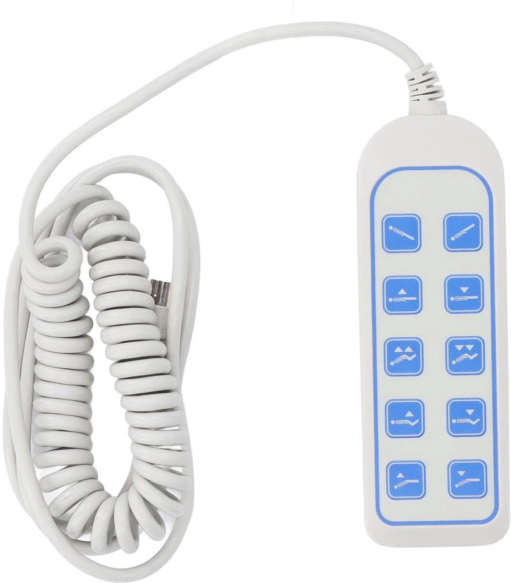 Allecto - Elevator Chair Hand Controller - 8-Pins 9-Core Plug - IP66 Bed Remote Control - Handbediening - Voor stoelliften - Geschikt voor rolstoelen