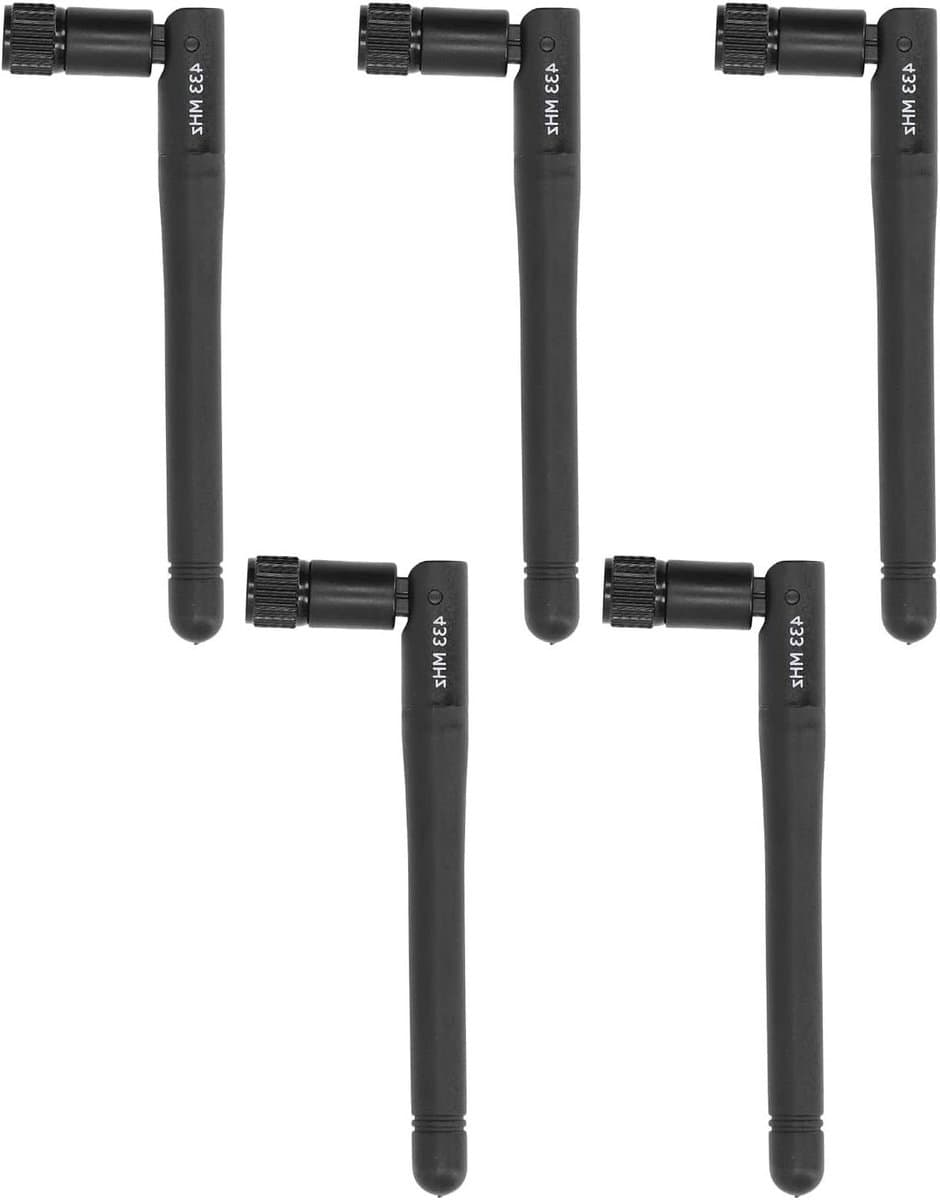 5Pcs 433M Draagbare Draadloze Transmissie Opvouwbare Antenne Indoor Outdoor TV Omnidirectionele High Gain Antenne SMA Mannelijke Signaal Antenne