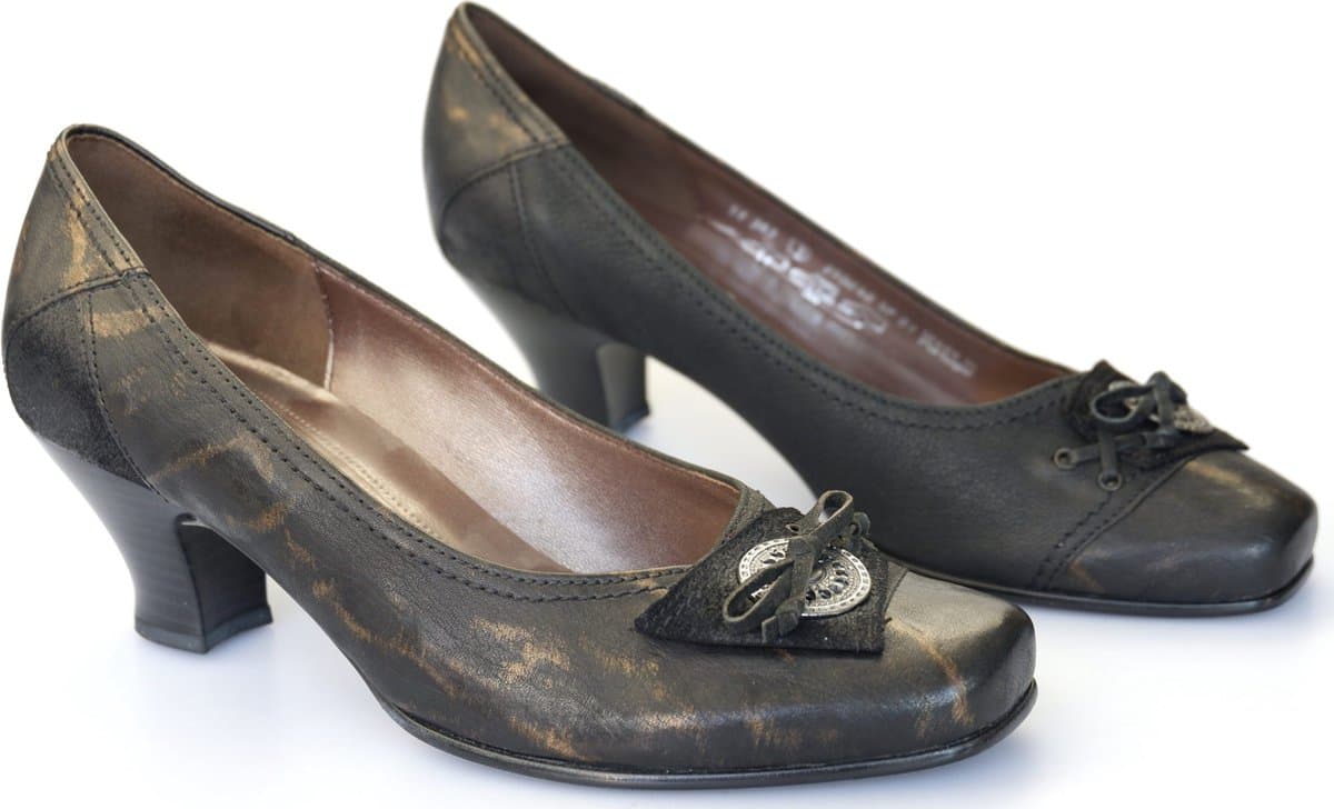 Gabor 51.363.67 - dames pump - zwart - maat 39 (EU) 6 (UK)