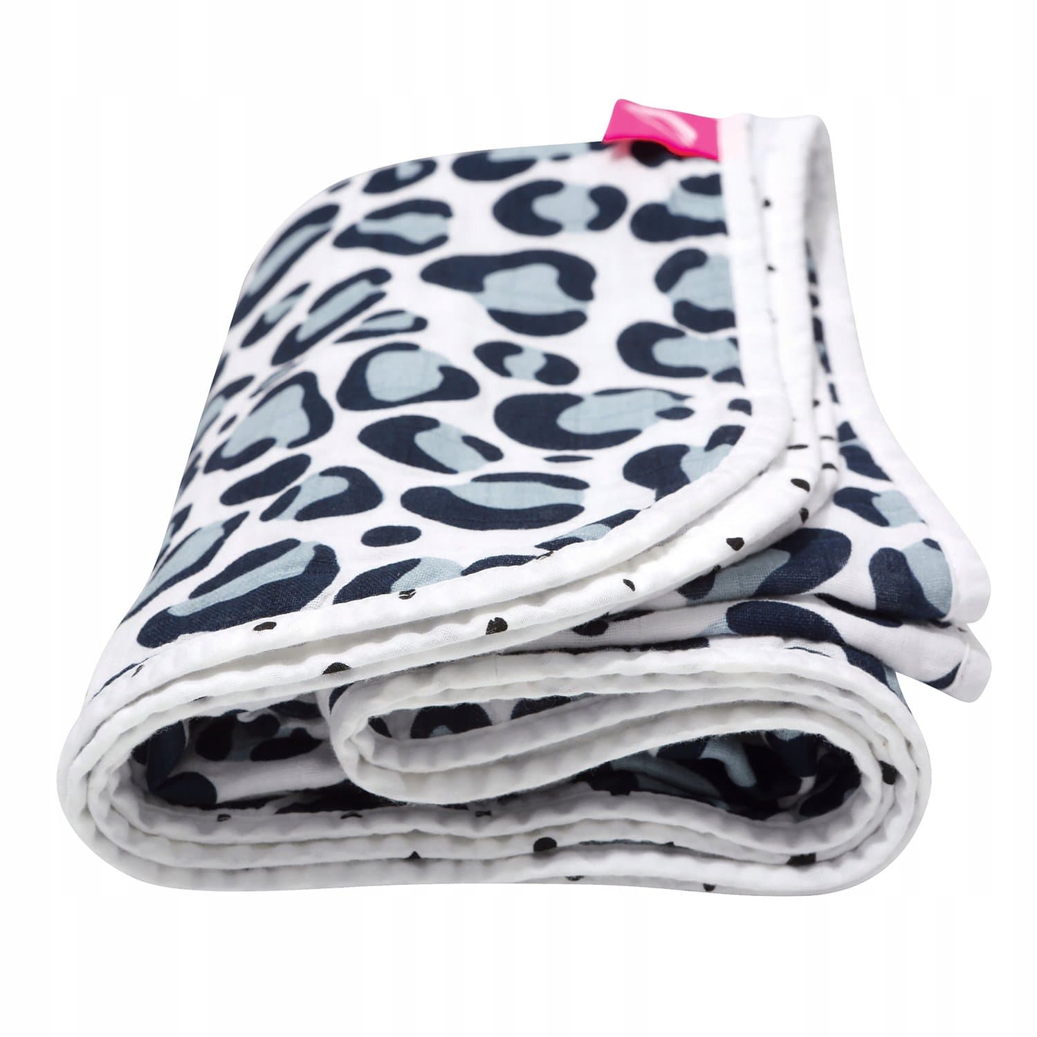 Motherhood Muslin Dekentje Ocelot Blauw 100x120cm