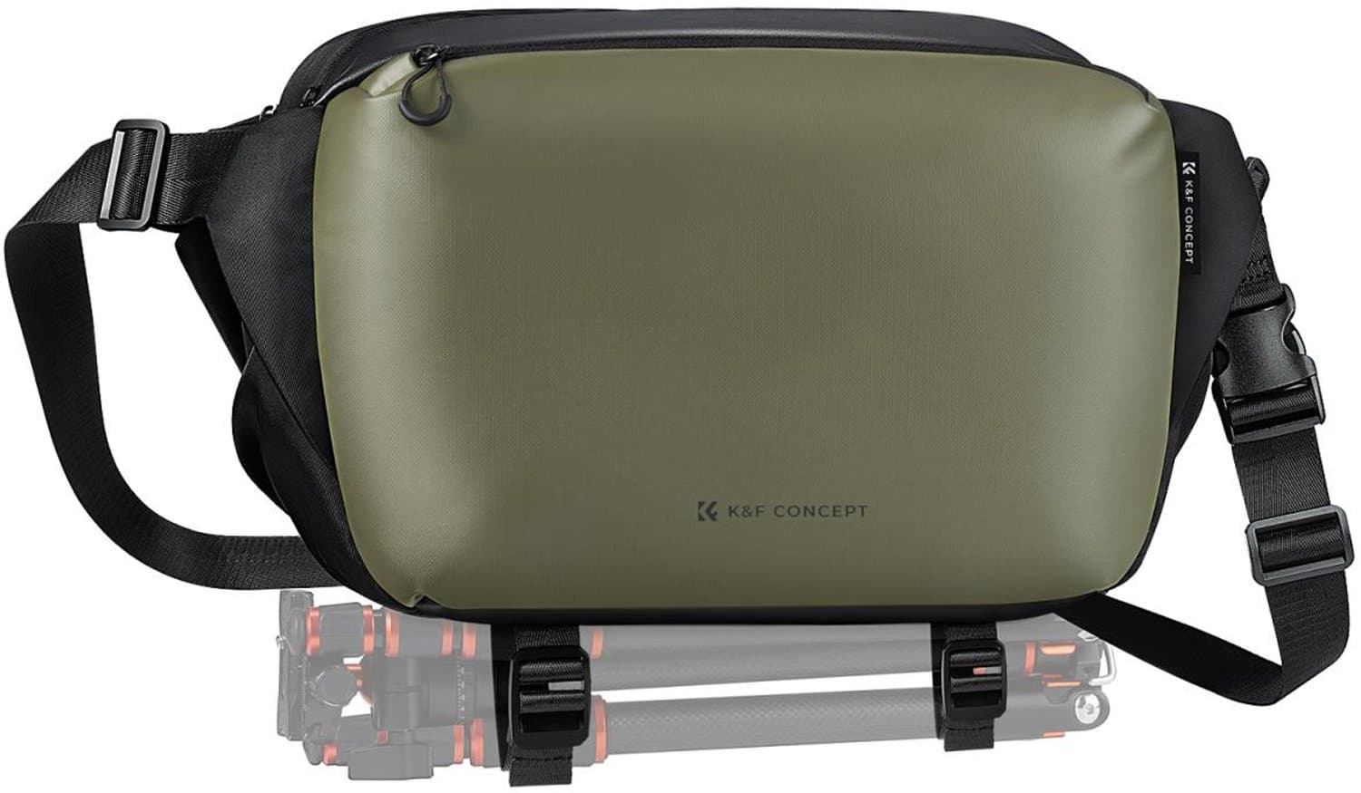 K&F Concept Urban Wander Sling 12L Fototas Groen
