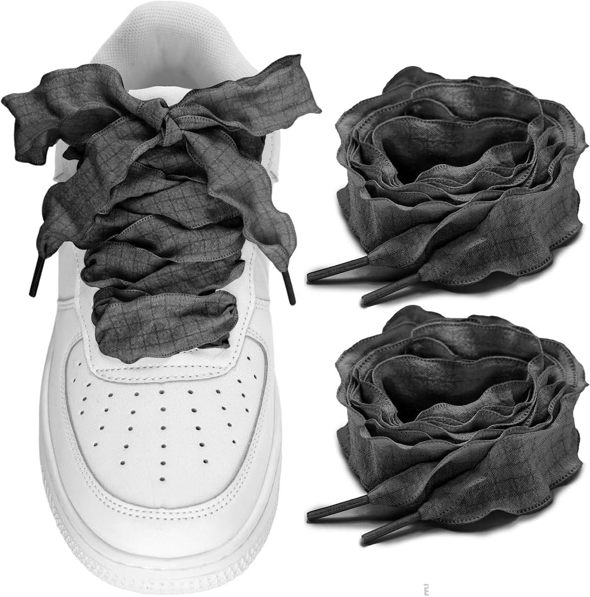 2.5 cm Brede Satijnen Veters – Platte Ribbon Schoenveters voor Samba & Dagelijkse Sneakers