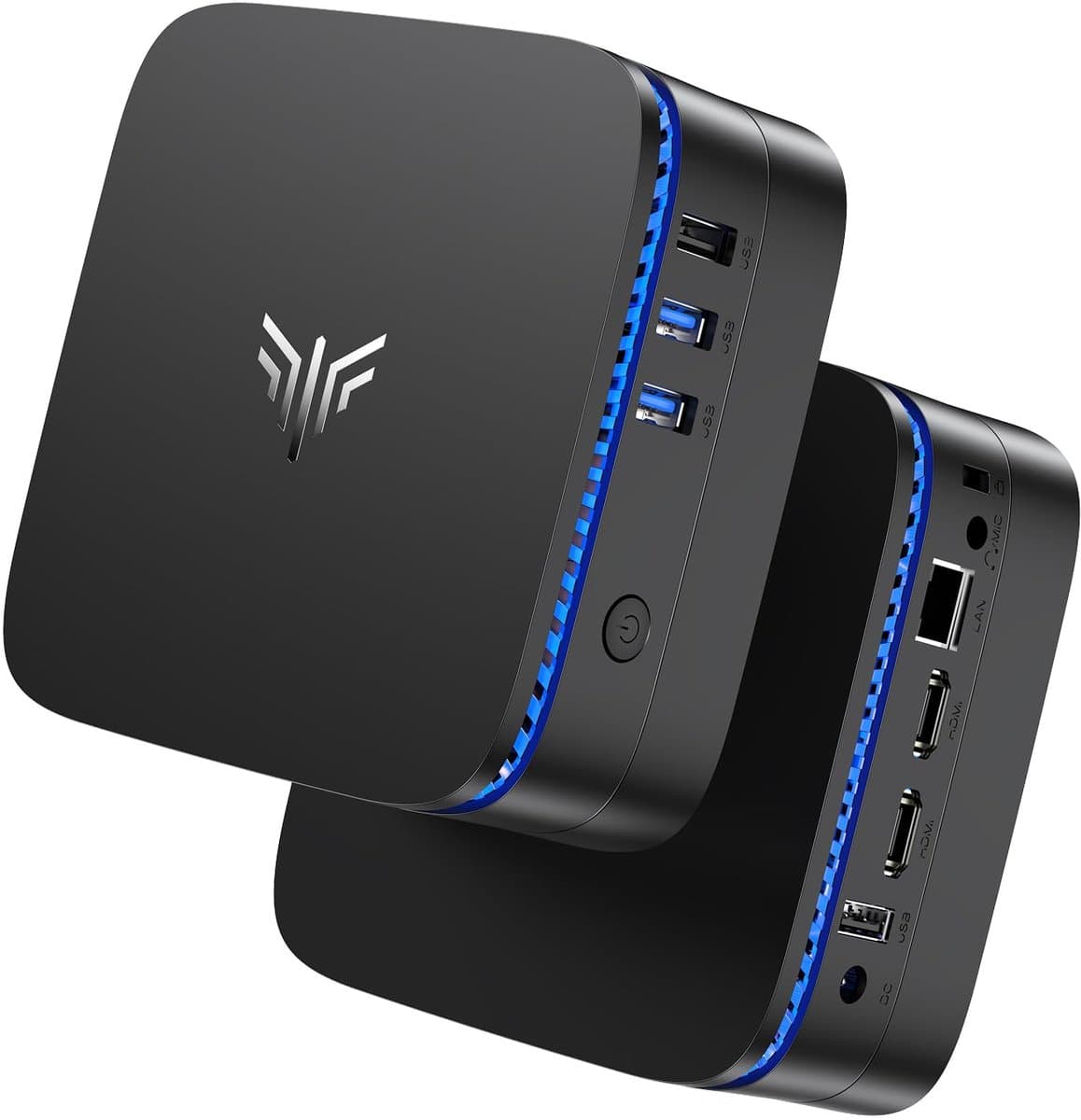 Mini PC – 12 GB RAM – 256 GB SSD – 4K 60Hz – Dual Display – WiFi 5 – Compact Computer