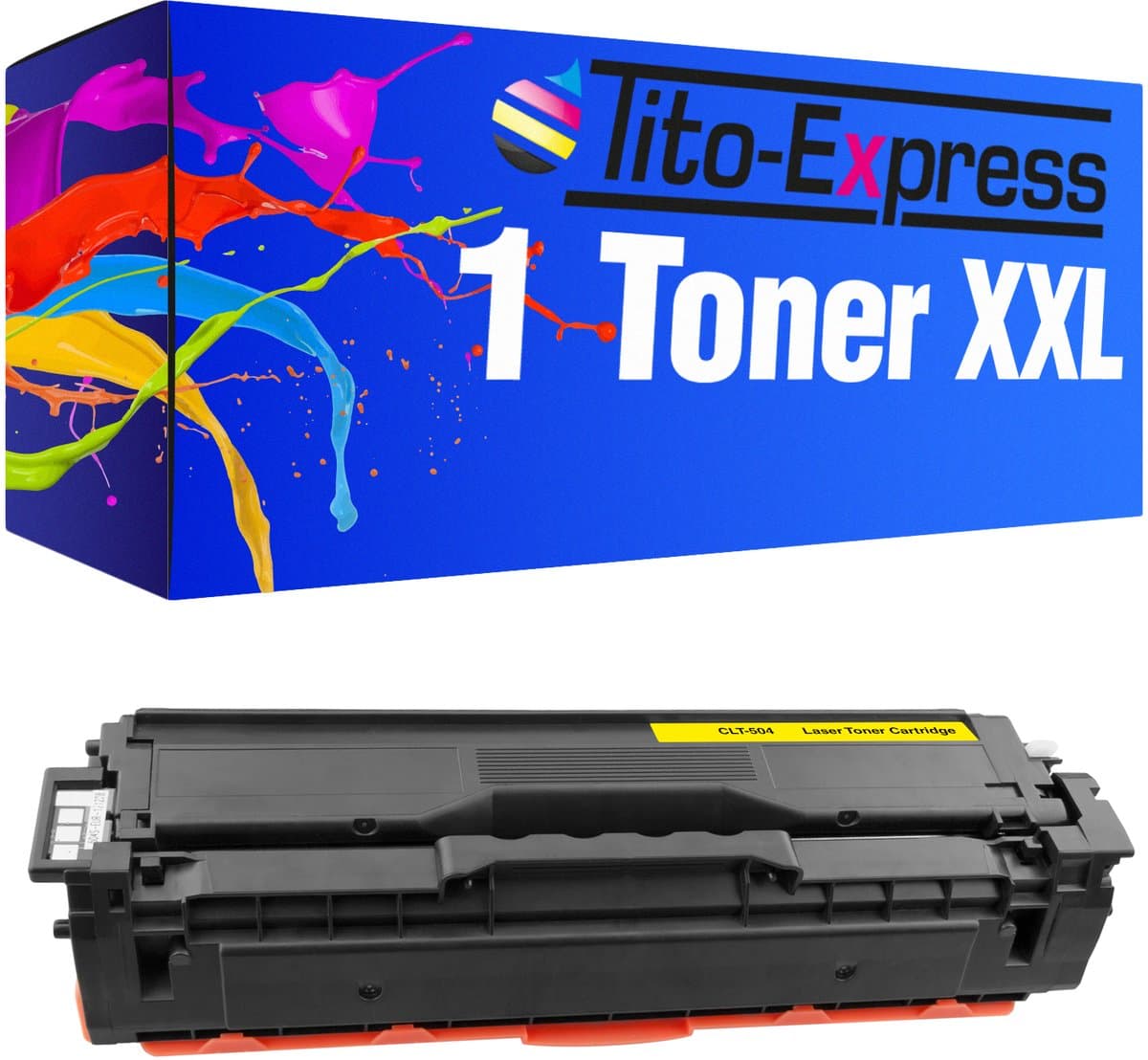 PlatinumSerie 1 toner XXL alternatief voor Samsung CLT-Y504S yellow