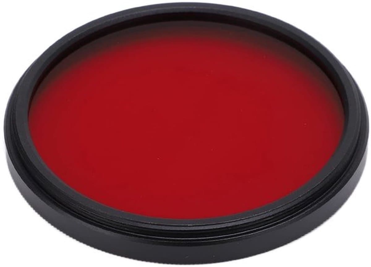 filter - Rode kleurfilter - Voor levendigere beelden - 58 mm - Verbeter jouw fotografie - Geschikt voor natuur en landschappen