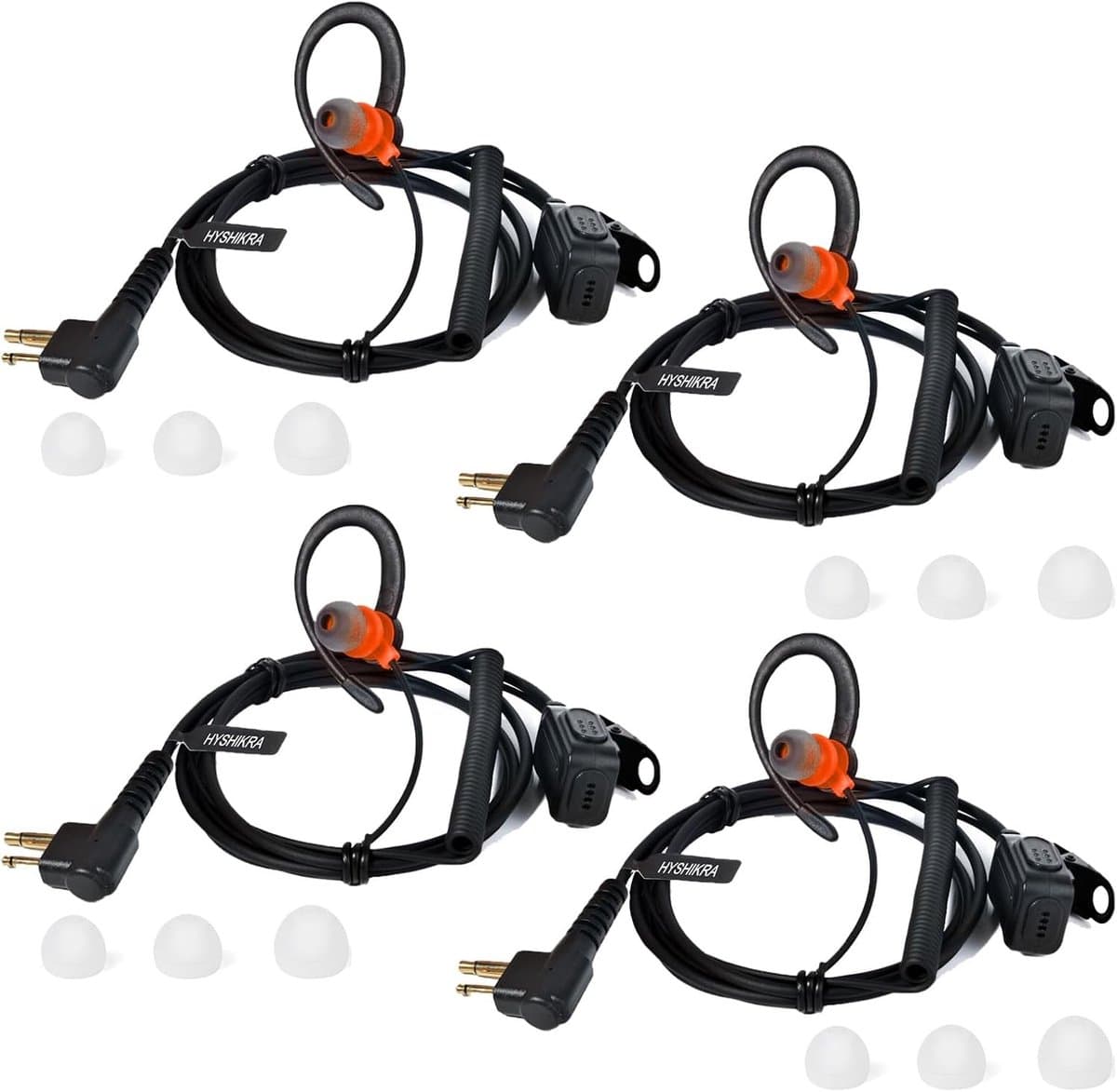 Lichte Radio Headset met PTT voor Walkie Talkies, Geschikt voor Motorola en Andere Modellen, Ideaal voor Communicatie en Veiligheid