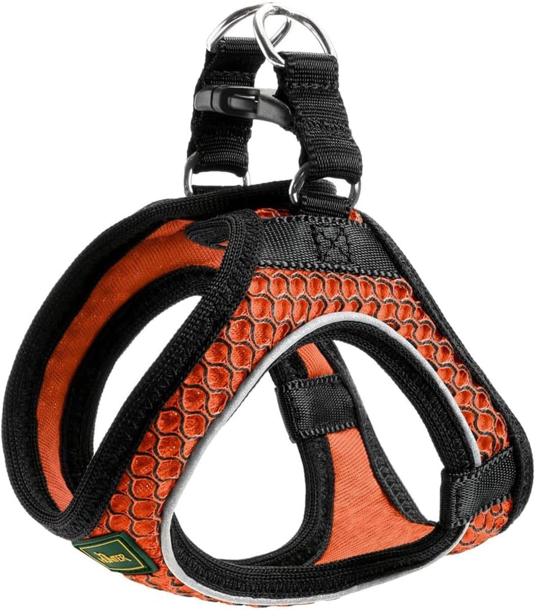 Honden Tuigje - Comfortabel Harnas - Veilig Wandelen - Ademend Mesh Materiaal - XXS - Oranje