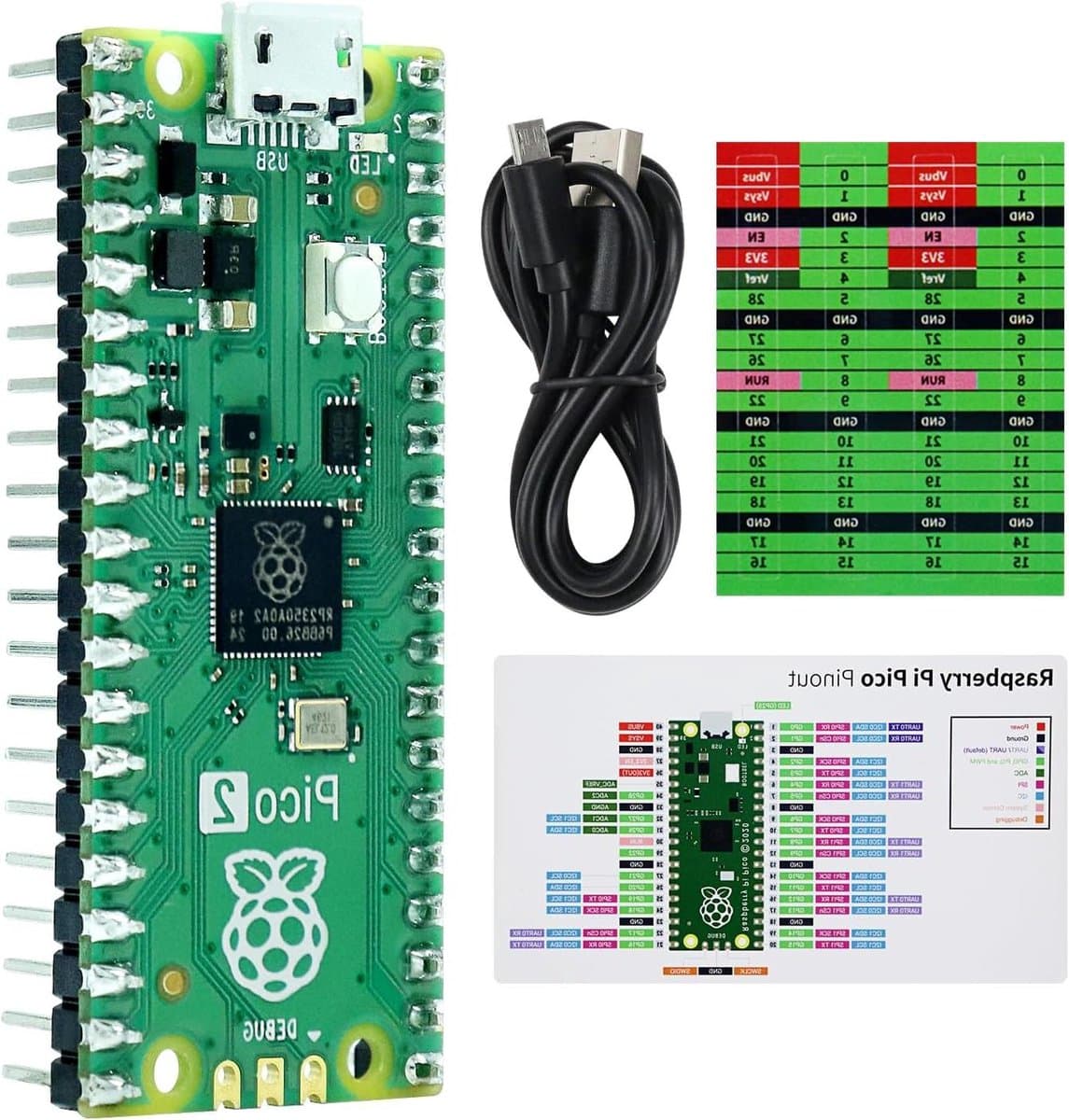 Ontwikkelbord - Microcontroller Board - Projecten Maken - Schakelbare Processors - 26 GPIO Pinnen - Groen