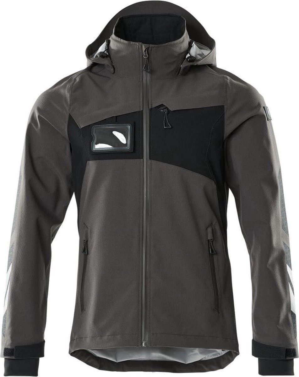 Mascot Accelerate Lichtgewicht Shelljas Bicolor 18001 - Mannen - Donkerantraciet/Zwart - XS