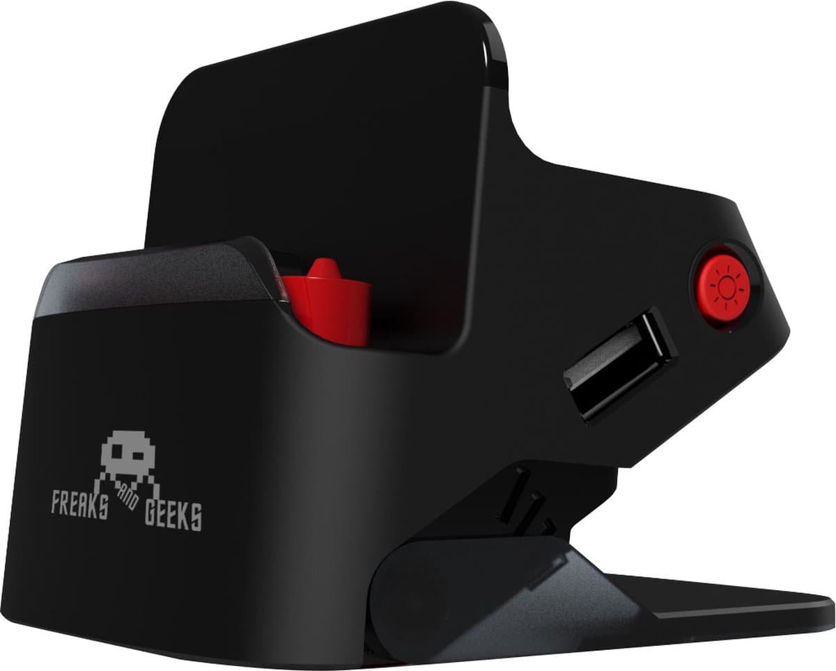 Freaks and Geeks 2 in 1 Dock en Standaard - Oplader + TV-aansluiting - Geschikt voor Nintendo Switch