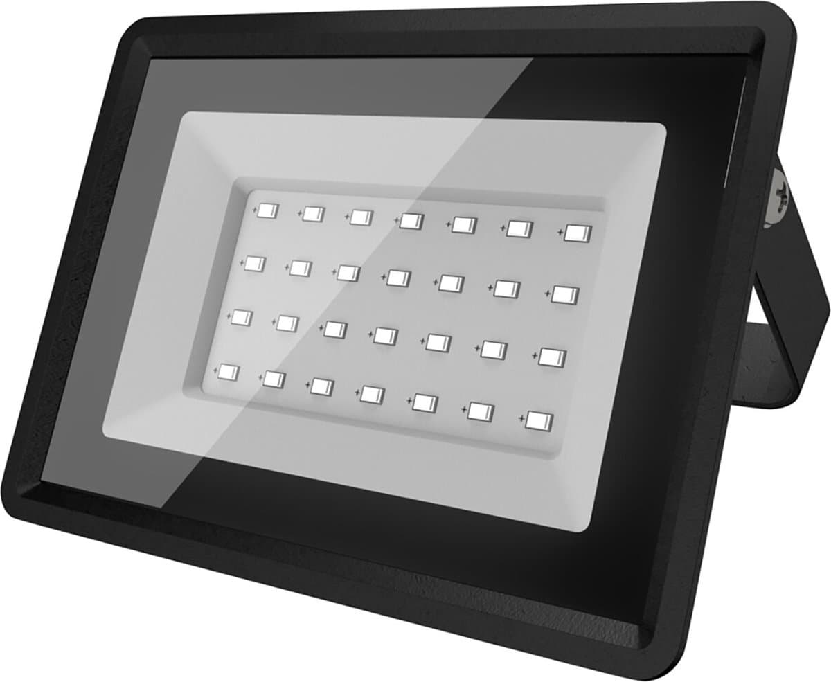 LED Breedstraler - Velvalux Glowlit - 20 Watt - Natuurlijk Wit 4000K - Waterdicht IP65 - Flikkervrij