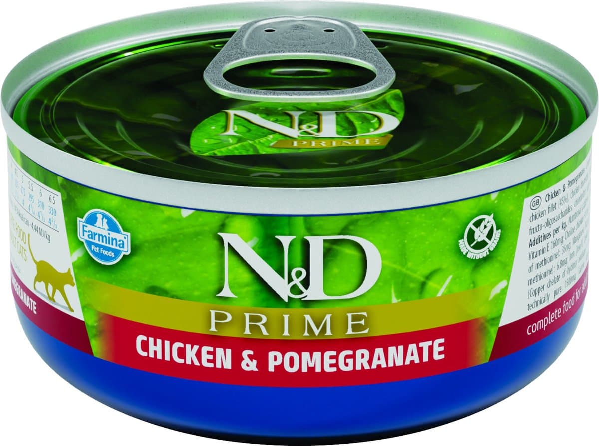 Farmina N&D Kat Prime Kip & Granaatappel Adult 80 gram