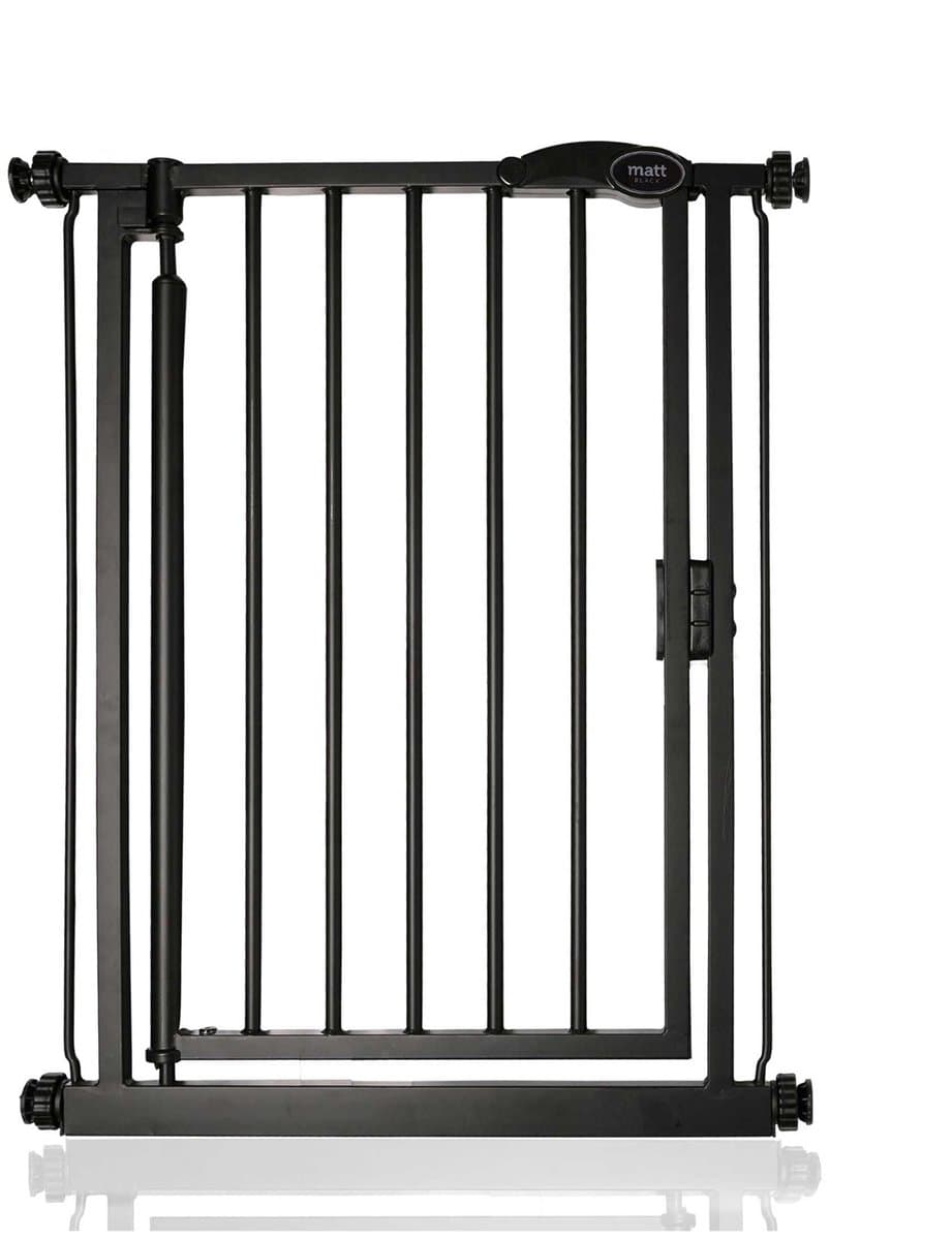 Bettacare Auto-Close Klemhek, Hondenhekje, 139.8cm - 146.8cm, Zwart