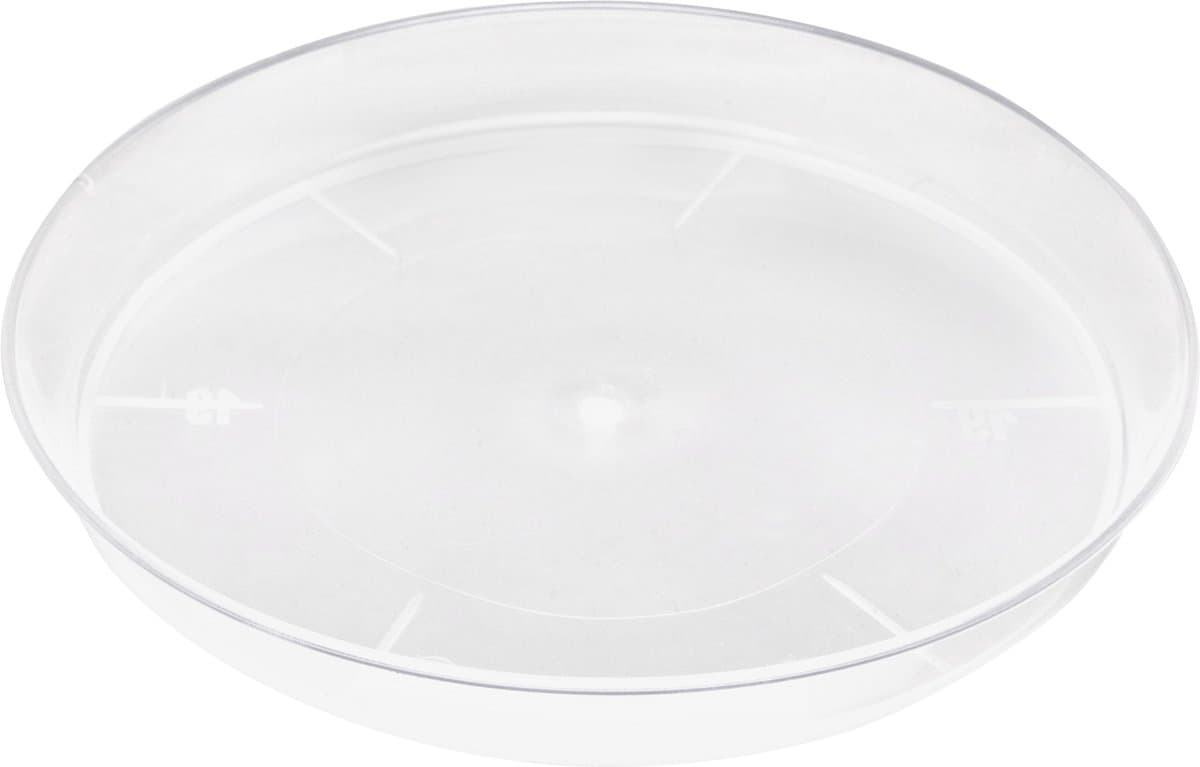 Garronda Ronde Bloempot Onderzetter – 10 stuk – Transparant - ⌀ 12cm H=1,8cm - GD-NIC-PotBase108