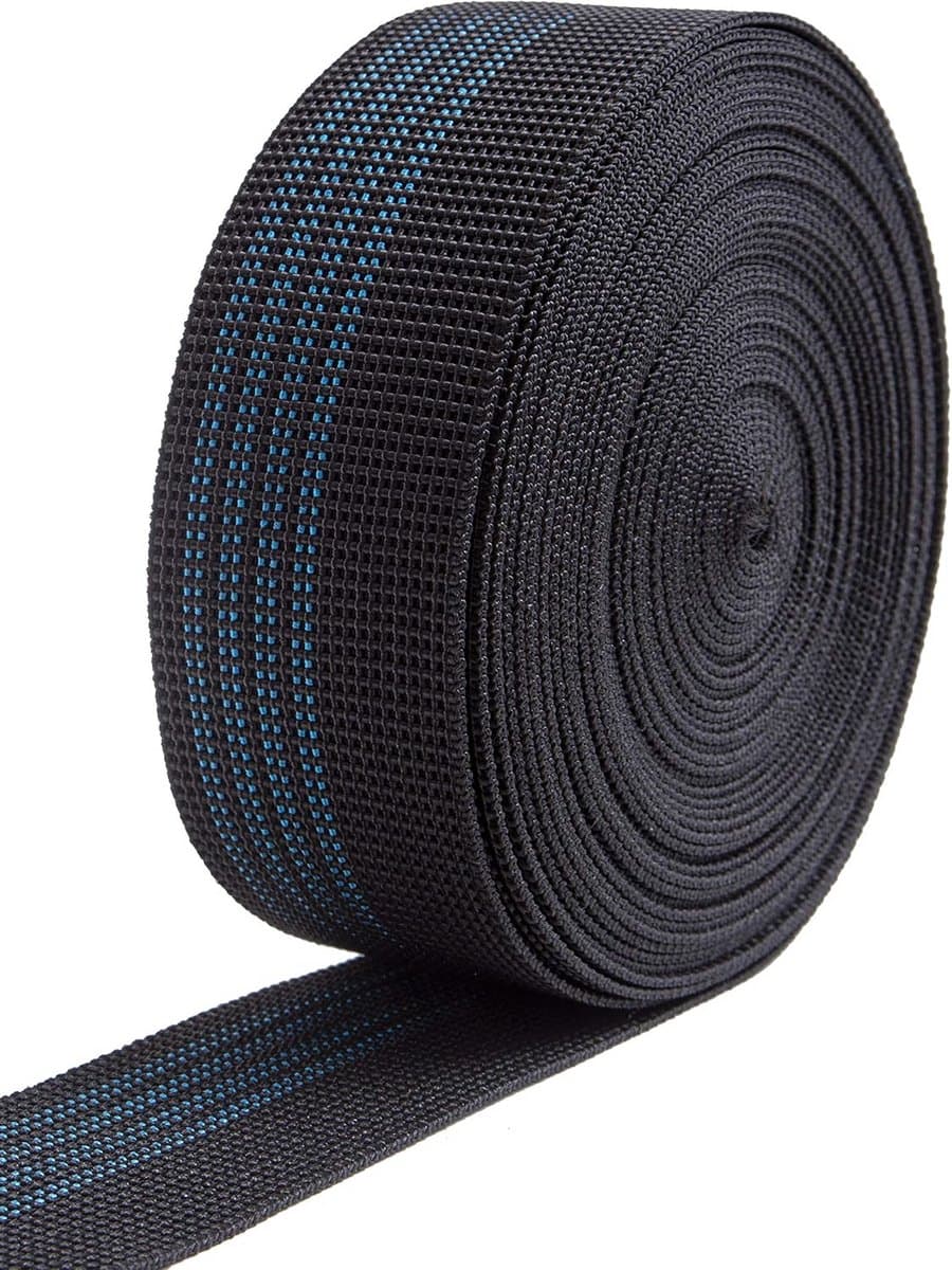 Elastische riem voor meubels, 10 meter, 50 mm breed, ideaal voor knutselwerk