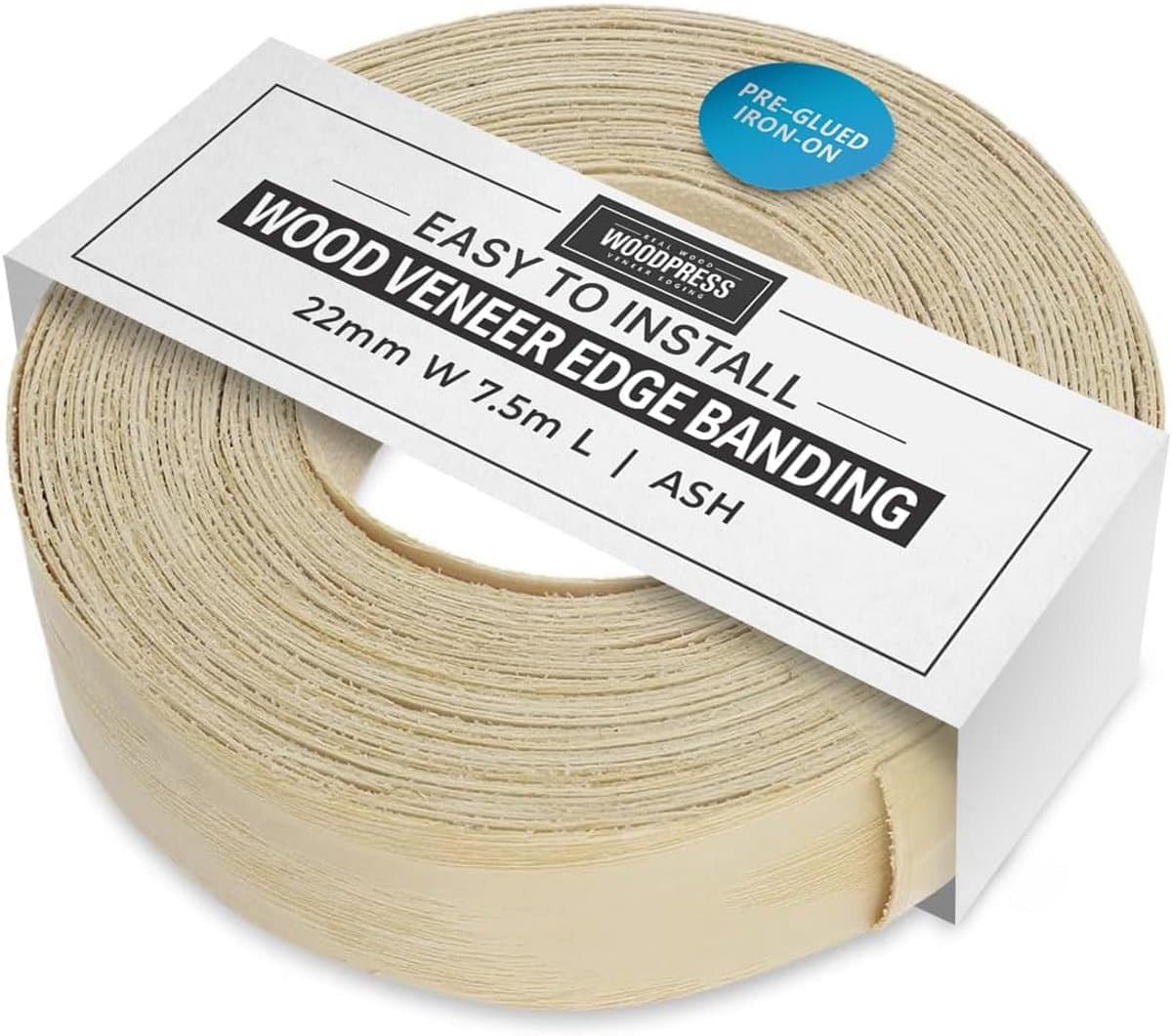 Essen Houtfineer Strijkkantband 22 mm voor MDF - Krasvrije Afwerking Kantband 7.5m