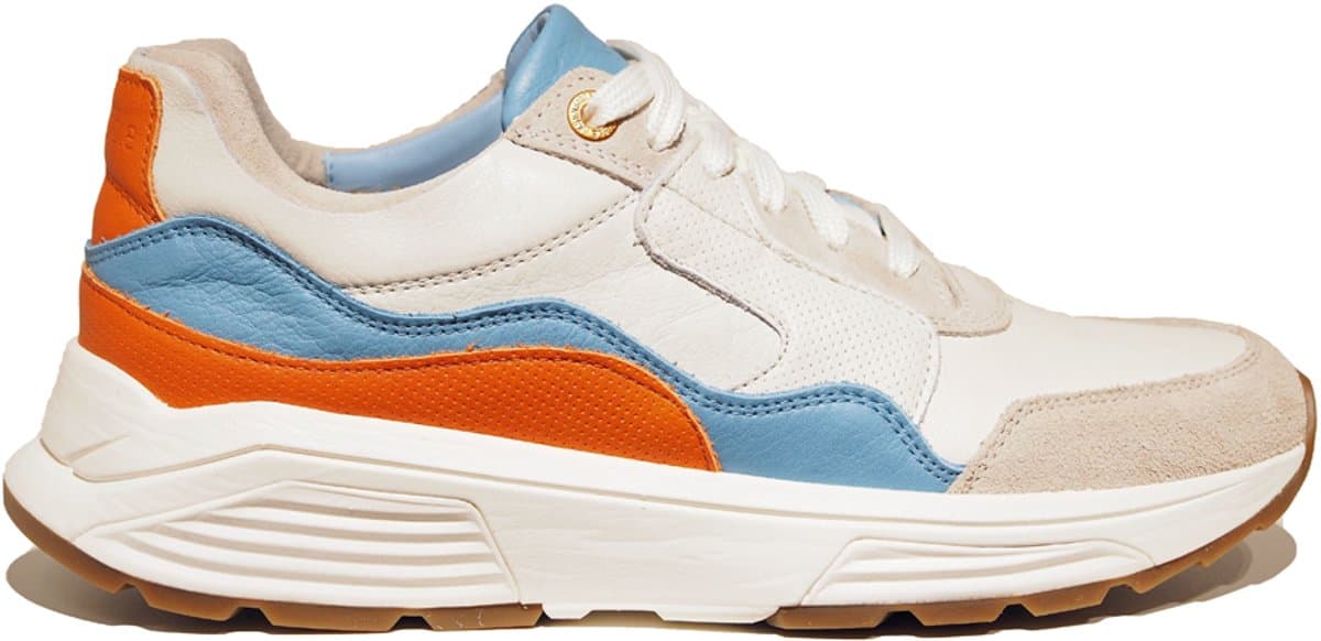 Xsensible ecru leren heren sneakers - Golden Gate
