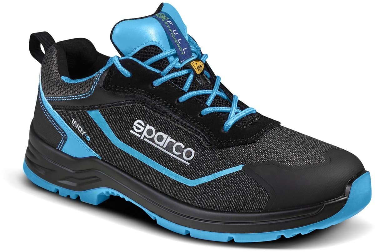 Sparco Werkschoenen S3S - Indy-E Aster - Zwart/Blauw — black — 42