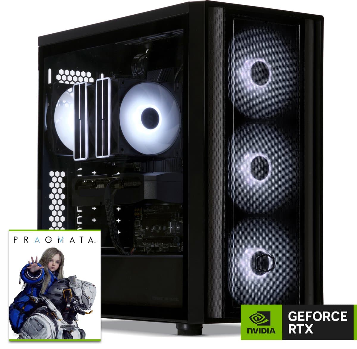 Sedatech Pro Gaming PC Premium ATX • Intel i5-12600KF 10x 3.7GHz • Geforce RTX5080 • 32Gb DDR5 • 2Tb SSD M.2 • WiFi • Bluetooth, USB C • Windows 11 • Desktop computer