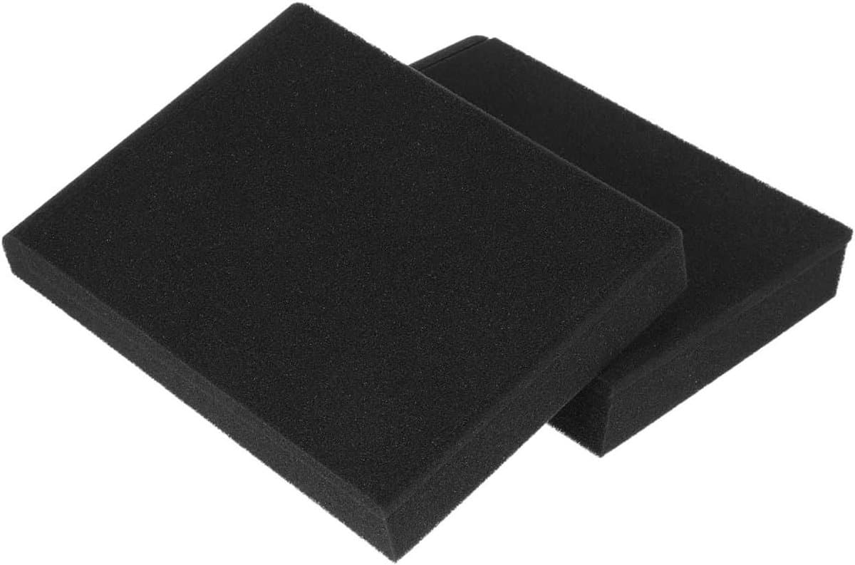 ERINGOGO 2 Stuks Hoge Dichtheid Speaker Isolatie Pads Schuimkussen voor Geluidsabsorptie Trillingsdemping Geschikt voor Kleine Luidsprekers Studio Monitoren Eenvoudig Te Installeren