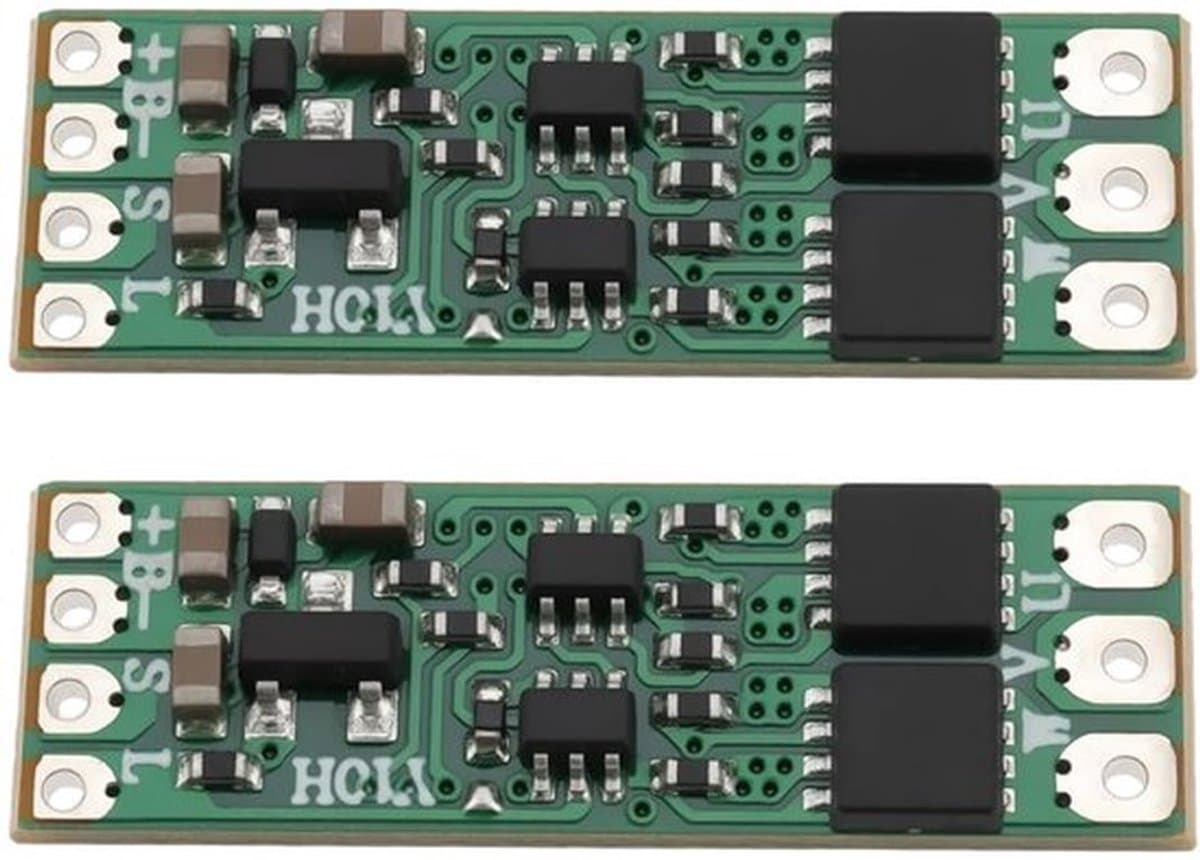 2 stuks 1S-3S ESC Micro Borstelloze Motor Controller Module, 8A Elektronische Snelheidsregelaar voor Borstelloze Fans Model Vliegtuigen Drone