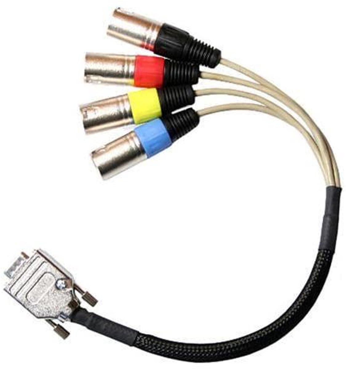Digitale Audiokabel - AES/EBU Kabel - Muziek Opnemen - Professionele Connectie - 15 cm - Zwart
