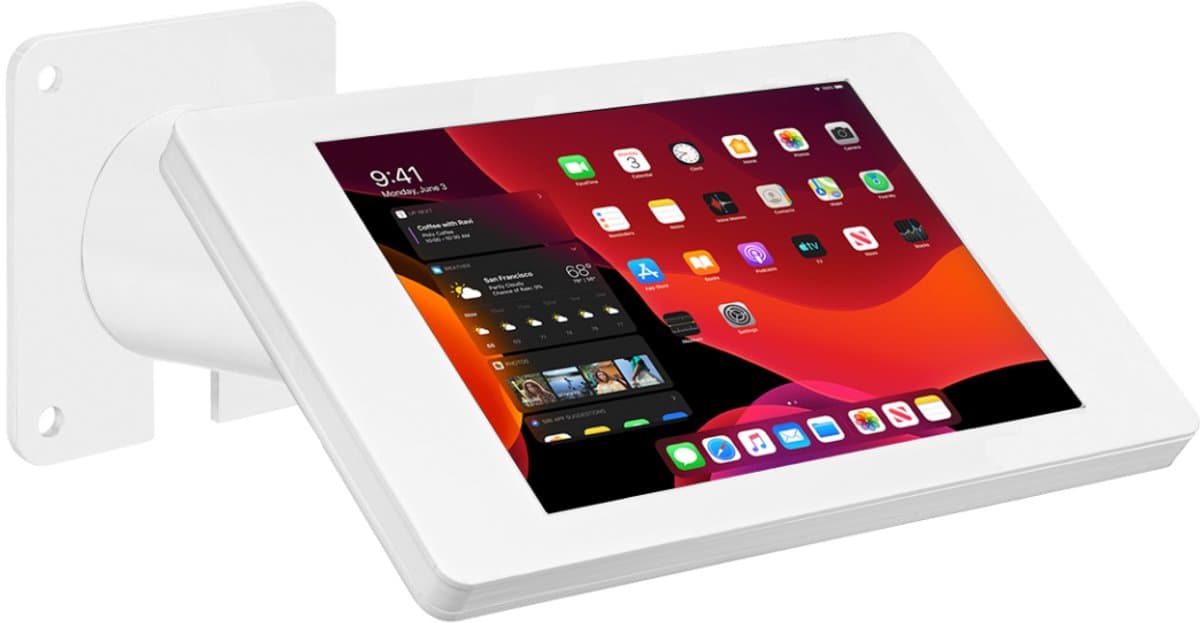 iPad wandhouder Fino voor iPad 11 inch 2025 – wit
