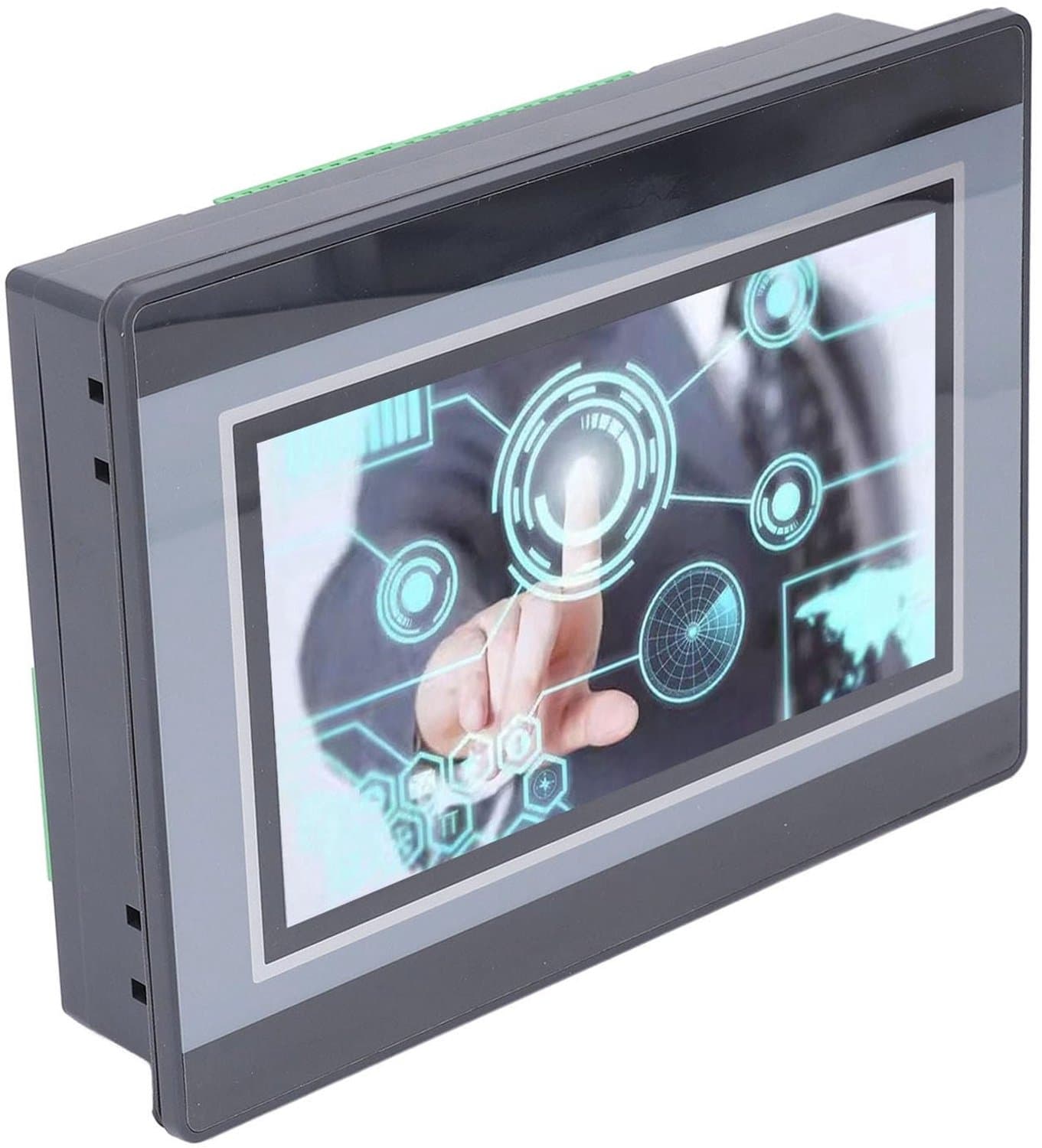 Aanraakscherm 7 Inch TFT LCD - HMI PLC All-in-One - Eenvoudige Installatie - 32 bit ARM9-processor - 128M NAND FLASH-geheugen - Duurzaam Touchscreen - Industriële Monitor