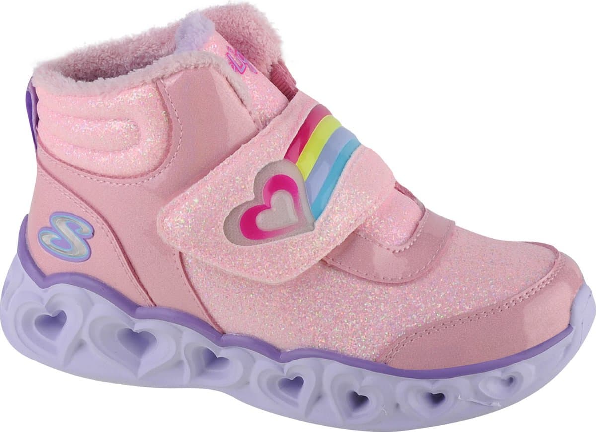 Skechers Heart Lights - Brilliant Rainbow 302669L-PKLV, voor meisje, Roze, Laarzen,Sneeuw laarzen, maat: 27