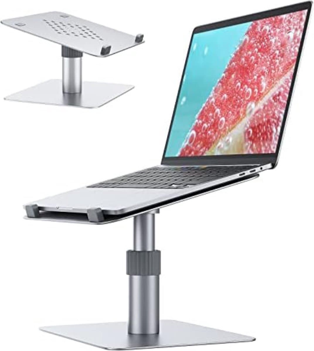 Solacis Laptop verhoger - Laptopverhoger - Stabiel - Staand Werken - Ergonomisch - Laptop Verhoger Bureau - Must have voor uw laptop!