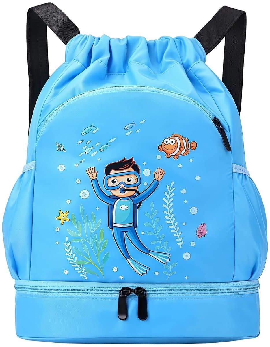 Dailygoods - Waterproof Kids Swimming Bag - Trekkoord gymtas voor kinderen