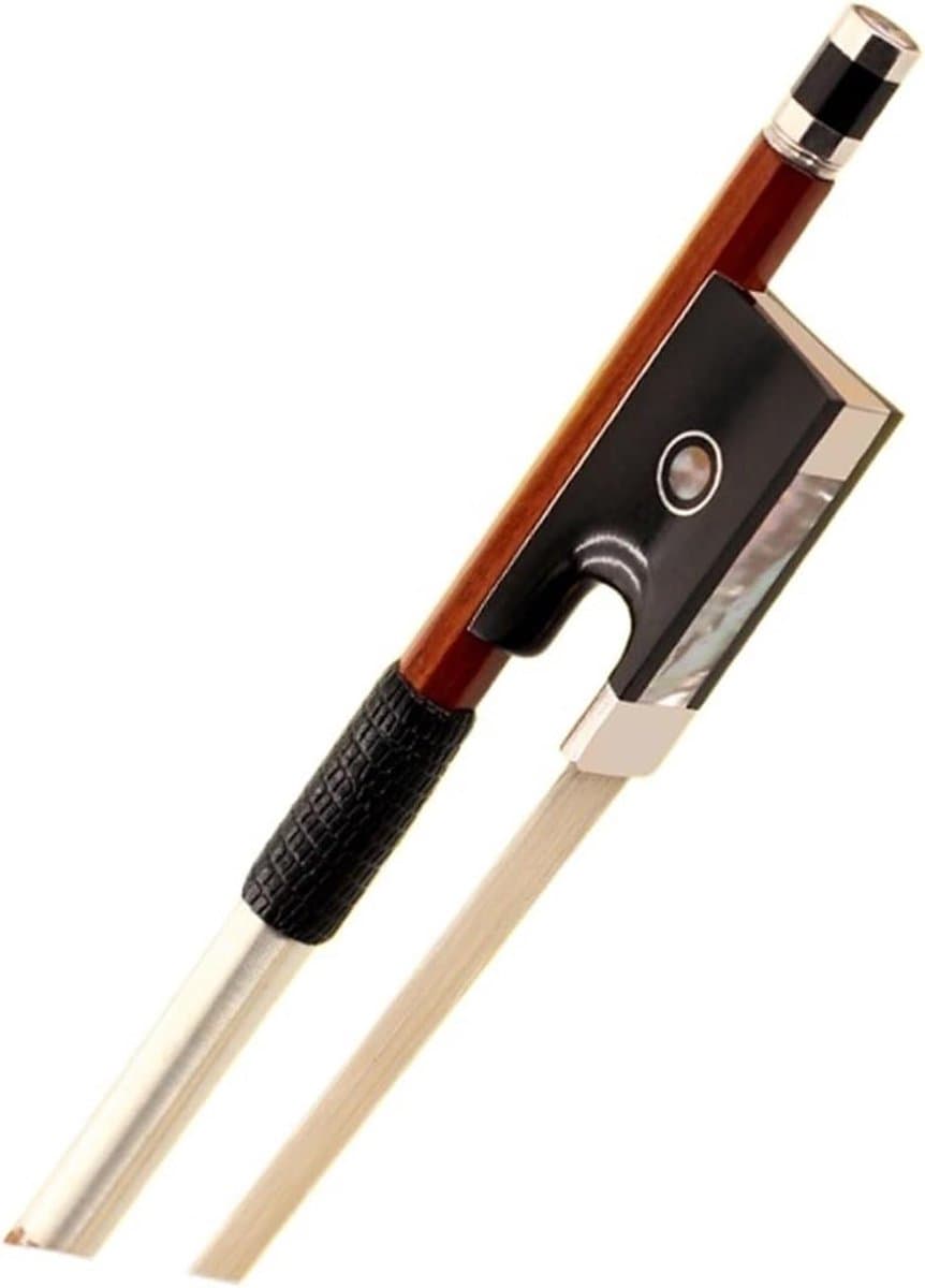 Viool Strijkstok - Braziliaans Hout - Muziek Maken - Hand Geschaafd - 3/4 Maat - Natuurlijk