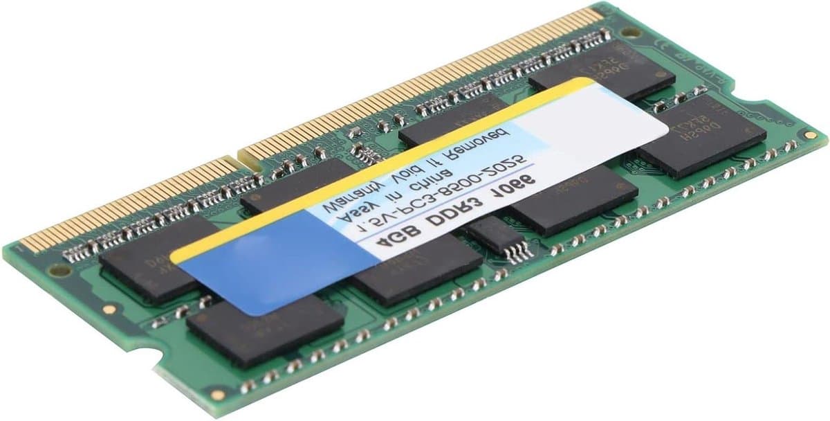 Laptop Geheugen Module - RAM Stick Werkgeheugen - PC Prestaties Verbeteren - DDR3 1066MHz - 4GB - Groen
