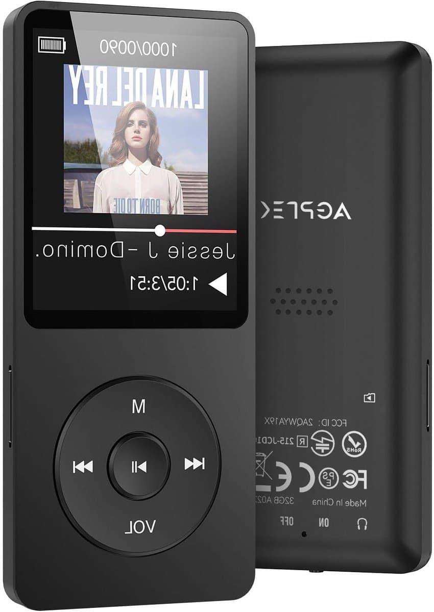MP3 speler - Muziekspeler - Sport en Reizen - Ingebouwde Speaker - 32GB - Zwart