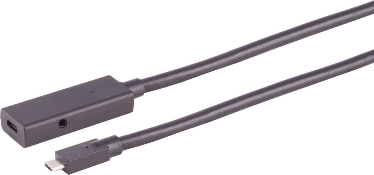 Actieve USB-C Verlengkabel - USB 3.2 Gen 2 - 5 meter - Zwart